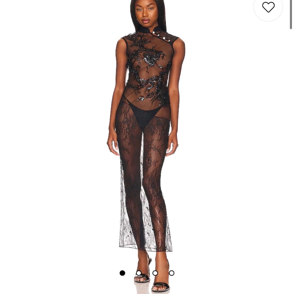 Kim Shui Beaded Dragon Gown